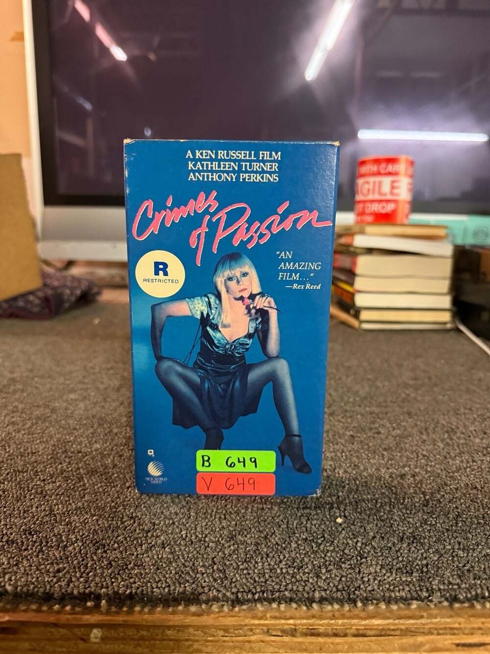 Crimes of Passion VHS Video Tape (New World Video, 1984) Starring Kathleen Turne